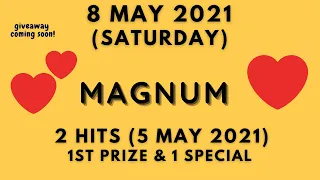 Foddy Nujum Prediction for Magnum - 08 May 2021 (Saturday)