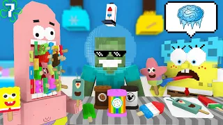 Monster School: WORK AT SPONGEBOB'S POPSICLES PLACE! 🧊 - Minecraft Animation