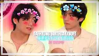 TAEHYUNG "BIRTHDAY/SOFT" CLIPS | 4K TWIXTOR CLIPS | AE SHARPEN | CLIPS FOR EDITING