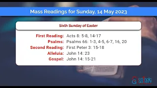 Catholic Mass Readings in English - May 14 2023