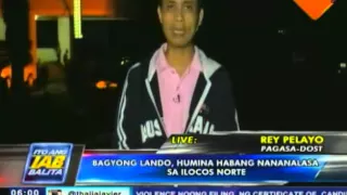 Bagyong Lando, humina habang nananalasa sa Ilocos Norte