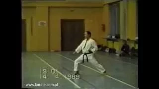 Hideo Ochi in Poland 1989 - warm up & kihon | Best Budo Lessons