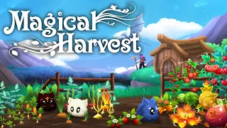 New Cozy Farm Sim with Magical Breeding and Crop Evolution!! - Magical Harvest (Demo)