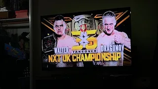 NXT Takeover: 36: Walter vs Ija Dragunov: NXT UK Championship Match Card: August 3, 2021