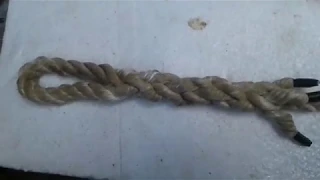 how to eye  splice a 3 strand rope