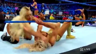 Asuka Debuts On SmackDown Live To Save Charlotte FULL SEGMENT   April 17  2018 HD