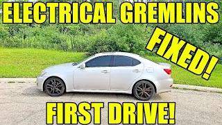 My Free Lexus Was An Electrical Nightmare But I Fixed EVERYTHING For Cheap! DIY Fixes & First Drive!