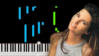 Shania Twain - From This Moment On Piano Tutorial