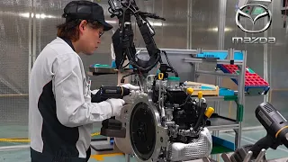 MAZDA Production in Japan – Rotary-EV Engine Manufacturing & Assembly