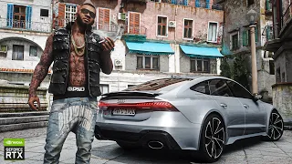 GTA 6 Graphics — 2023 Audi RS7 Raw Free-Roam Gameplay - GTA 5 Maxed-Out i9 13900k & RTX 4090