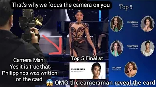 OMG 😱 Camera Men Revealed the Card results of Miss Universe 2023