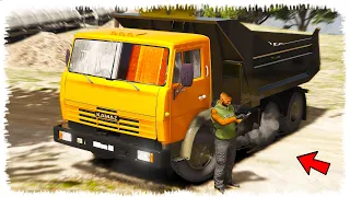 ДЖОННИ ФЕРМАДАН КАМАЗ ТАУЫП АЛДЫ! (GTA V) джони окигасы,жони қазақша гта5