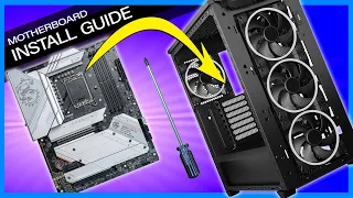 How to Install a Motherboard into a PC Case