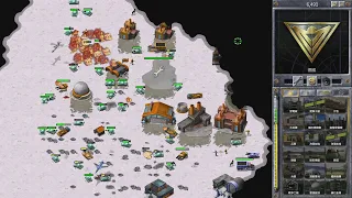 Red Alert Remastered-Mujalli Mod-Random+Hard AI VS 6 Hard AI "4 Squares 8 Players Center Attack"