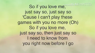 Say So - Pj Morton Ft JoJo (LYRICS)