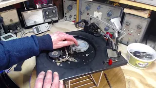 Garrard 2025TC Record Changer Video #1 - Basic Maintenance