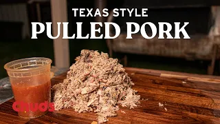 Texas Style Smoked Pulled Pork | Chuds BBQ