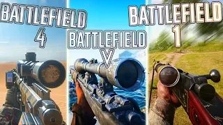 SNIPING in BF5 vs BF1 vs BF4 (WHO WON?) | Battlefield 5 Sniper Gameplay