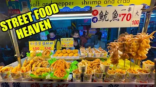 Taiwan Street Food At Liuhe Night Market In Kaohsiung, Taiwan | Baby Crabs, Fish Skin Soup and More