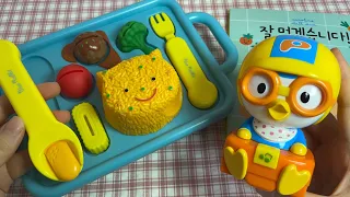 [Toy asmr]Pororo lunch box Mukbang ASMR🍱Satisfying No Talking