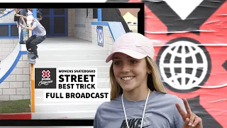 Women’s Skateboard Street Best Trick: FULL COMPETITION | X Games California 2023