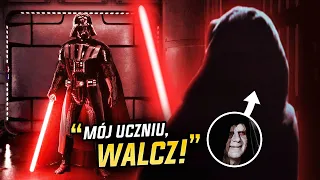 Dlaczego Imperator wyzwał Vadera na pojedynek na miecze świetlne? Co zrobił Vader?