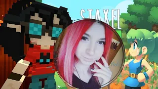 Почти майнкрафт/minecraft СТРИМ Игра Стаксель/Staxel