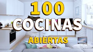 100 COCINAS ABIERTAS al SALON💜 TENDENCIAS 2023 | DISEÑOS MODERNOS e INCREÍBLES para RENOVAR tu CASA