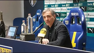 Serie B, Parma-Lecco 4-0, conferenza stampa Mister Fabio Pecchia