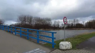 Cycling along the Rottemeren the Day After storm Louis Hits the Netherlands | Rotte ebike Ride
