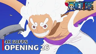 One Piece - Opening 26 【Uuuuus!】 4K 60FPS | CC