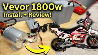 How to: Install Vevor 1800w Kit on Your Razor Dirt Bike!