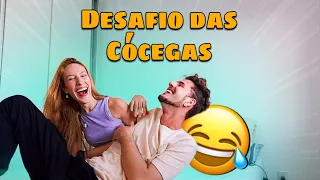 FIZ CÓCEGAS NA MINHA NAMORADA E ME ACABEI DE RIR!! 😂*DESAFIO DAS CÓCEGAS