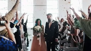 Paralyzed bride walks down the aisle on her wedding day