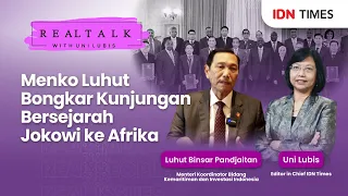 Menko Luhut Bongkar Dibalik Kunjungan Bersejarah Jokowi ke Afrika
