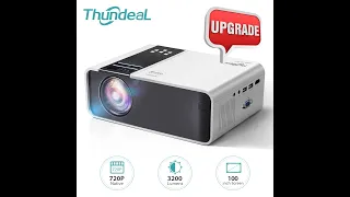 Review ThundeaL Mini Projector TD90 Native 1280 x 720P Portable HD 1080P Projector 2022