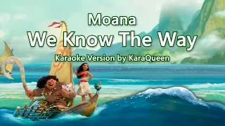 Moana - We Know The Way Karaoke