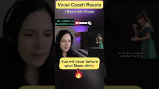 You will never Believe this Girl’s Voice…! Vocal Coach Reacts 🤯#shorts #dianaankudinova