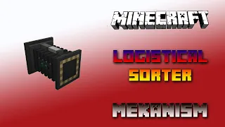 Logistical Sorter 🔌 Mekanism Tutorial 1.16 🔌 English