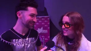 ANGELINA MANGO "La noia" (🇮🇹 Italy 2024) - Interview in Amsterdam #eurovisioninconcert