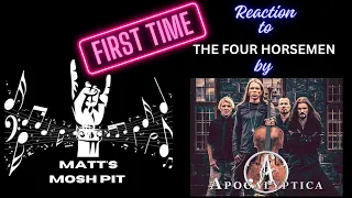 Matt watches The Four Horsemen by APOCALYPTICA ft  ROB TRUJILLO for the FIRST TIME!!!