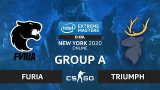 CS:GO - FURIA vs. Triumph [Inferno] Map 2 - IEM New York 2020 - Group A - NA