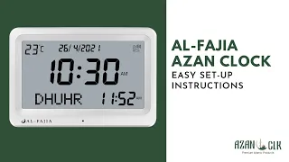 [How-To] Guide: Easy Step-by-Step Instructions for the Al-Fajia FAJ-113 Azan, Adhaan Desk Wall Clock