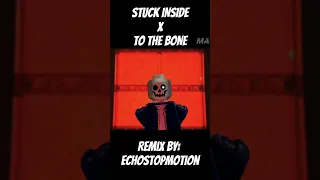 STUCK INSIDE X TO THE BONE | FNAF and UNDERTALE SONG Animation in LEGO #fnaf #undertale #sans #fnaf