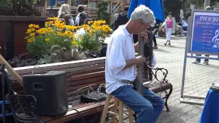 Bob Culbertson performs chapman stick at San Francisco