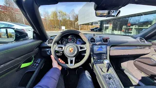 Porsche 718 Boxster Spyder 2022 Test Drive POV | 4K