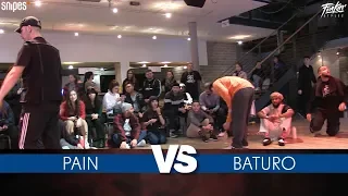 SNIPES FUNKIN STYLEZ 2019 - Popping Best 16 - PAIN vs. BATURO