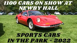 Sports Cars In The Park. Newby Hall 2022.  1100+ display cars.