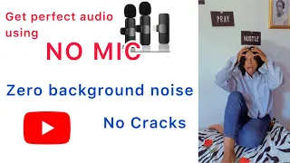 How to record YouTube video without Mic  to get the perfect audio for beginners #youtubelearning