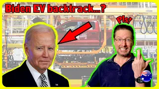 Biden BACKTRACKS on EV mandate to appease unions and car makers | MGUY Australia